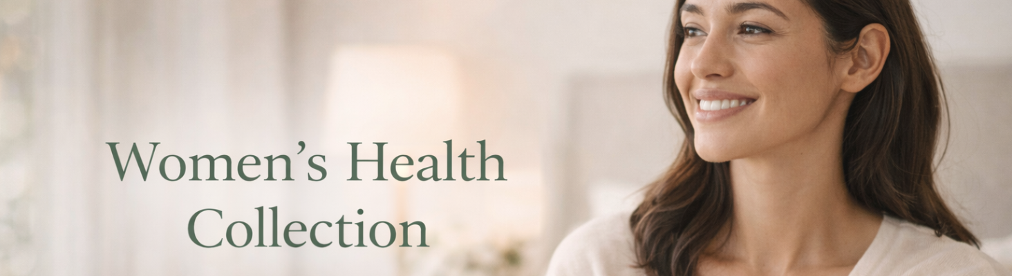 Women's Health Collection Featuring Herbal Supplements for Women's Health Promoting Hormonal Balance and Overall Wellness
