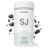 Bloofah SJ Shilajit Capsules 500mg | Himalayan Mineral Resin Extract | 120 Capsules