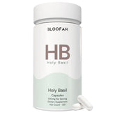 Bloofah HB β Holy Basil Capsules 500mg | Stress & Immunity Support (120 Capsules)