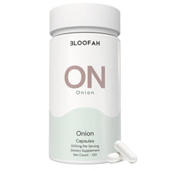 Bloofah ON – Onion Capsules 500mg | Antioxidant & Circulation Support (120 Capsules)