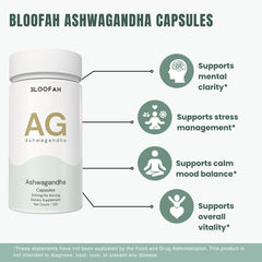 Bloofah AG – Ashwagandha Capsules 500mg | 120 Capsules