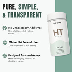 Bloofah HT – Haritaki Capsules 500mg | Digestive & Gut Balance Support (120 Capsules)