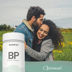 Bloofah BP – Black Pepper Capsules 500mg | Absorption & Digestion Support (120 Capsules)