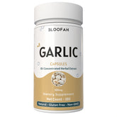 Bloofah Garlic Extract Capsules 500mg | 100% Pure Garlic (Allium sativum) Powder | Herbal Supplement for Health and Wellness | Natural, Gluten Free, Non-GMO Formula 5000mg Per Serving