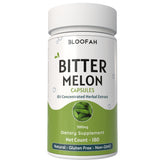 Bloofah Bitter Melon Extract Capsules 500mg | Non-GMO & Gluten Free | 100% Pure (Momordica Charantia) Powder Extra Strength Eq. to 5000mg Per Serving | Herbal Supplement for Overall Health