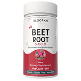 Bloofah Beet Root Extract Capsules 500mg | Premium Herbal Supplement, Non-GMO, Gluten-Free, Natural Beet Root Extract 10:1 Powder (Beta vulgaris) for Overall Health
