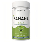 Bloofah Banana Capsules 500mg | 100% Pure Dried Banana Fruit Extract (Musa sp.) Powder Per Serving Eq. to 5000mg | Gluten Free Natural Herbal Supplement Rich in Potassium