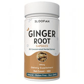 Bloofah Ginger Root Capsules 500mg | Non-GMO, Gluten Free Formula | 100% Pure Ginger (Zingiber officinale) Root Extract 10:1 Powder Herbal Supplement for Overall Health