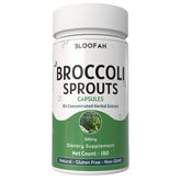 Bloofah Broccoli Sprout Extract Supplement 500mg | Broccoli Sprout (Brassica oleracea VAR. Italica) Extract 10:1 Powder | 100% Pure, Natural, Gluten-Free Formula Herbal Supplements