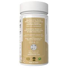 Bloofah Safed Musli Capsules 500mg | Non-GMO, Gluten Free, Natural Herbal Supplements | 100% Pure, Organic Safed Musli Extract 20% (Chlorophytum borivilianum) Powder Extra Strength