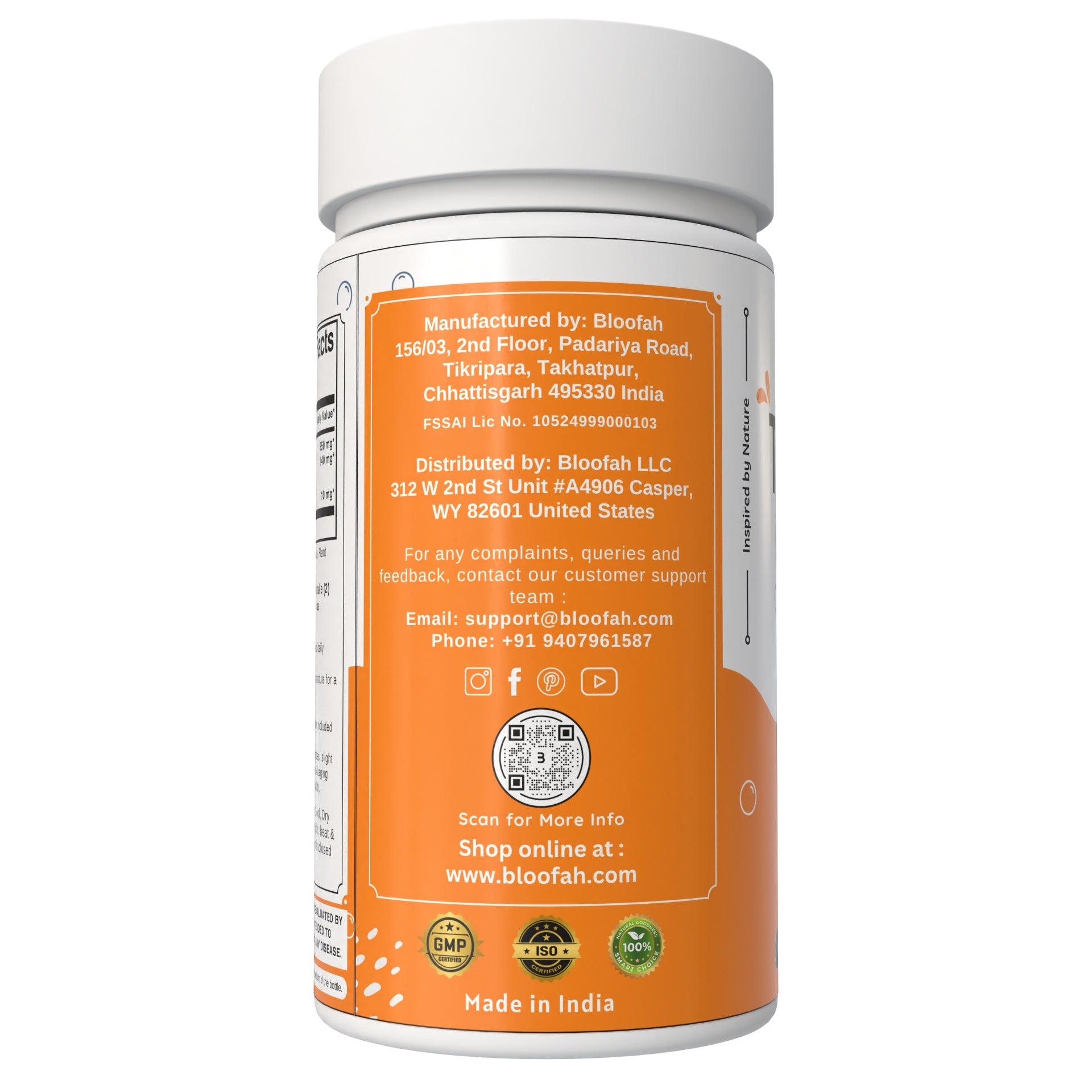 Bloofah Turmeric Curcumin Capsules 1000mg | Turmeric Powder (Cucurma Longa) Extract 10:1, Black Pepper 5% | 100% Pure, Natural, Gluten Free Formula Herbal Supplements for Overall Wellness - Non-GMO Bloofah Turmeric Curcumin Capsules 1000mg | Turmeric Powder (Cucurma Longa) Extract 10:1, Black Pepper 5% | 100% Pure, Natural, Gluten Free Formula Herbal Supplements for Overall Wellness - Non-GMO