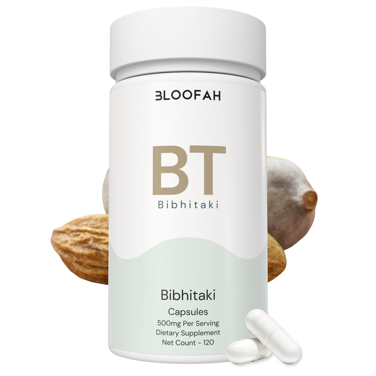 Bloofah BT Bibhitaki Capsules 500mg | Terminalia bellirica Fruit Extract | 120 Capsules