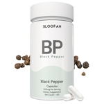 Bloofah BP – Black Pepper Capsules 500mg | Absorption & Digestion Support (120 Capsules)
