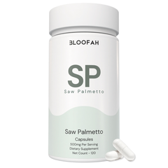 Bloofah SP – Saw Palmetto Capsules 500mg | Hair & Men’s Wellness Support (120 Capsules)