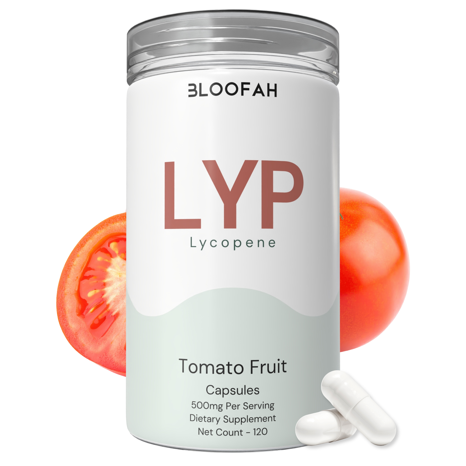 Bloofah LYP Lycopene Tomato Fruit Capsules 500mg | Natural Source of Lycopene