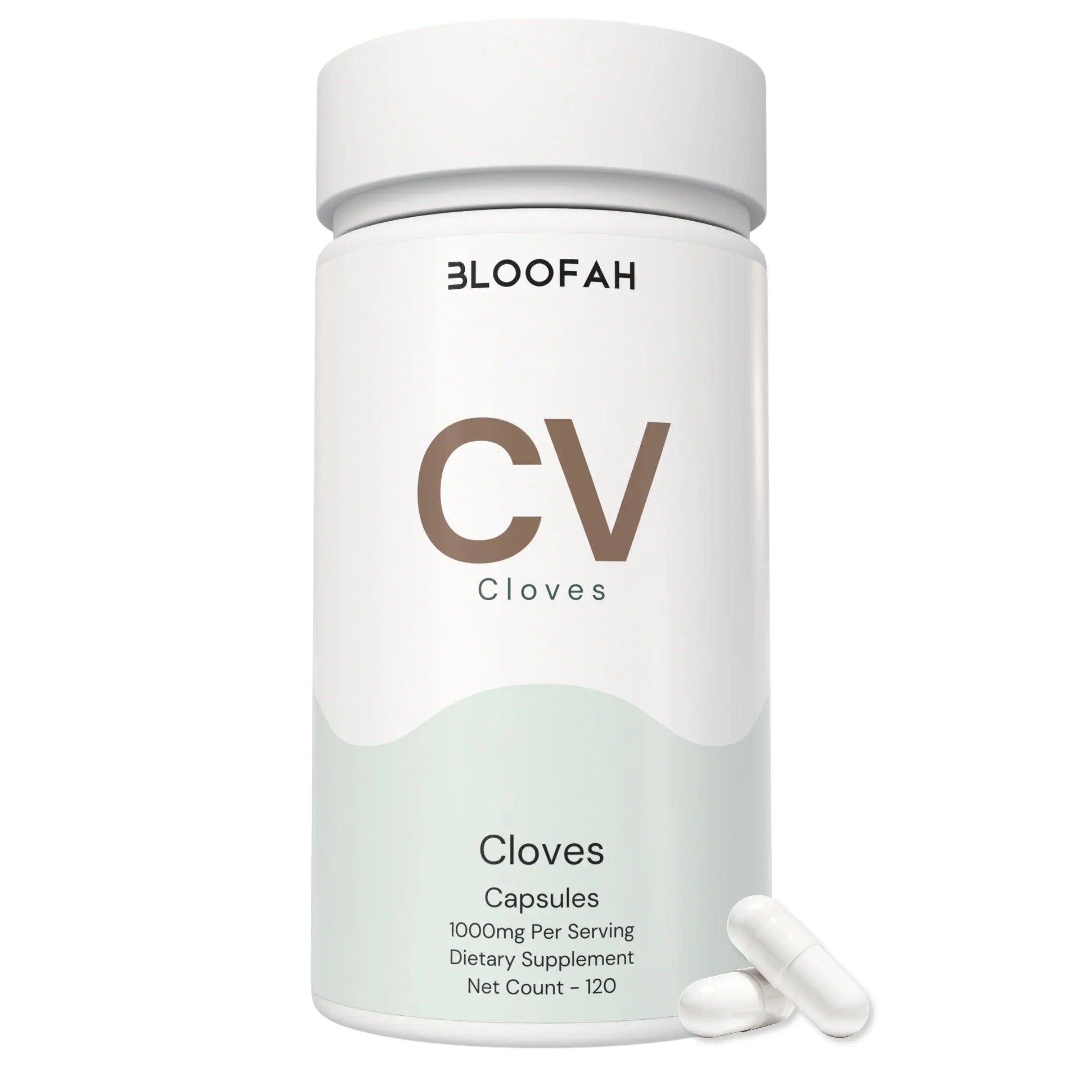 Bloofah CV – Cloves Capsules 1000mg | Digestion & Oral Wellness Support (120 Capsules)