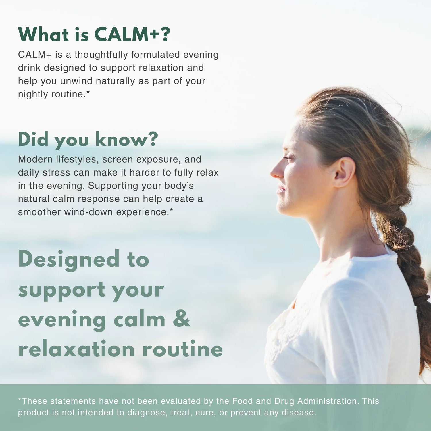 Bloofah Calm+ Evening Drink Mix | Magnesium Glycinate, L-Theanine & Ashwagandha | 30 Servings