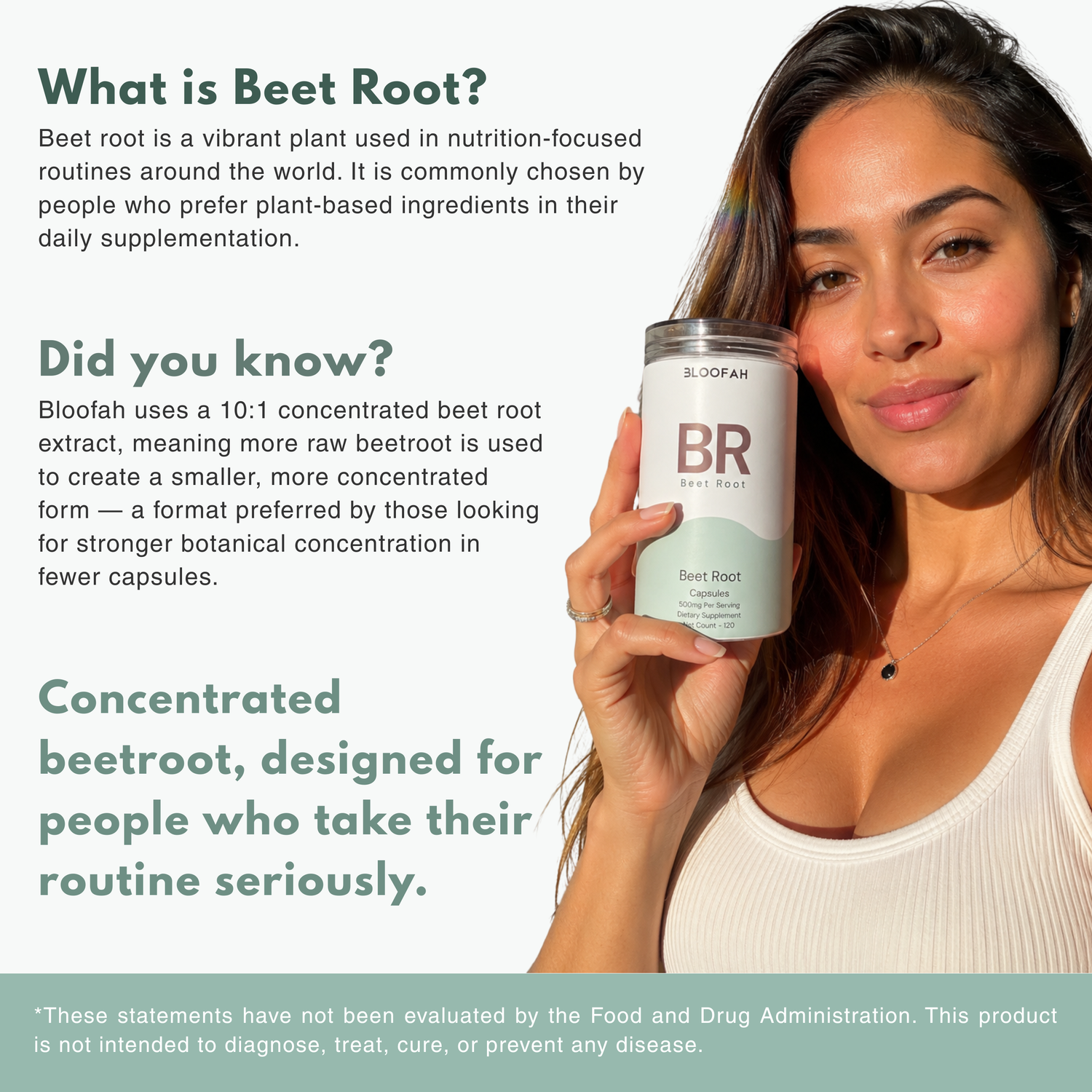 Bloofah BR Beetroot Capsules 500mg | Beta vulgaris Root Extract | 120 Capsules