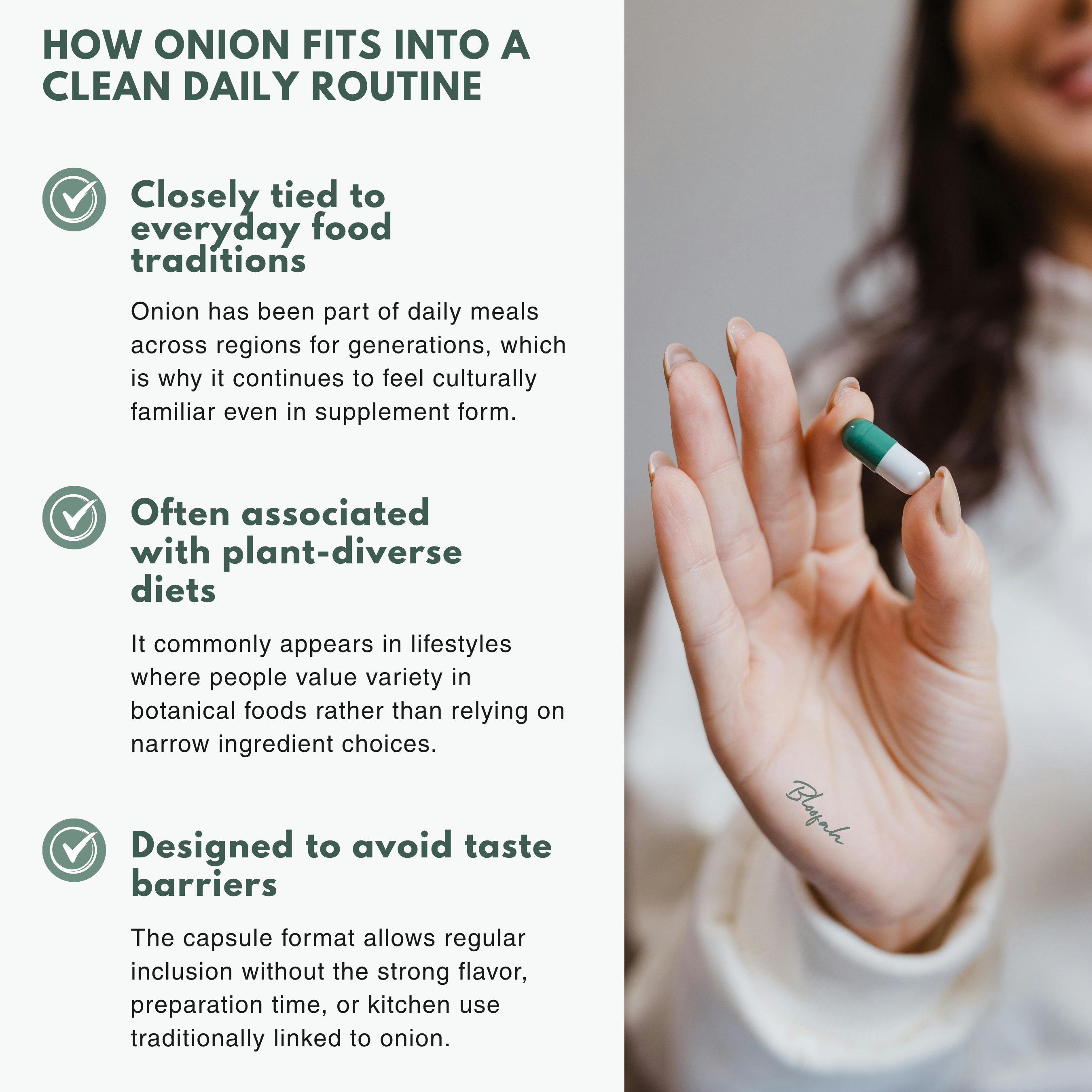 Bloofah ON Onion Capsules 500mg | Allium cepa Bulb Extract | 120 Capsules