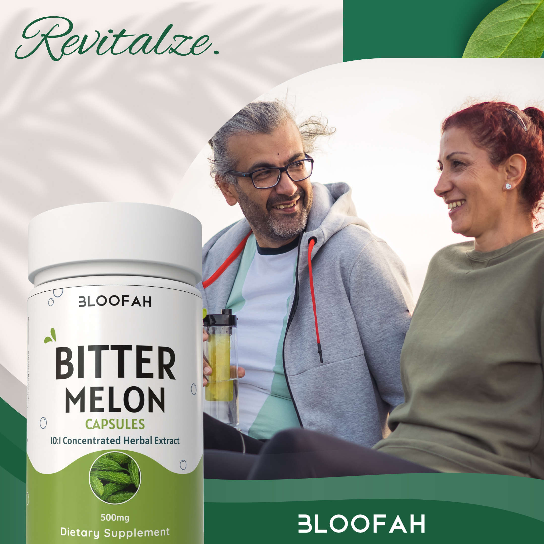 Bloofah Bitter Melon Extract Capsules 500mg | Non-GMO & Gluten Free | 100% Pure (Momordica Charantia) Powder Extra Strength Eq. to 5000mg Per Serving | Herbal Supplement for Overall Health