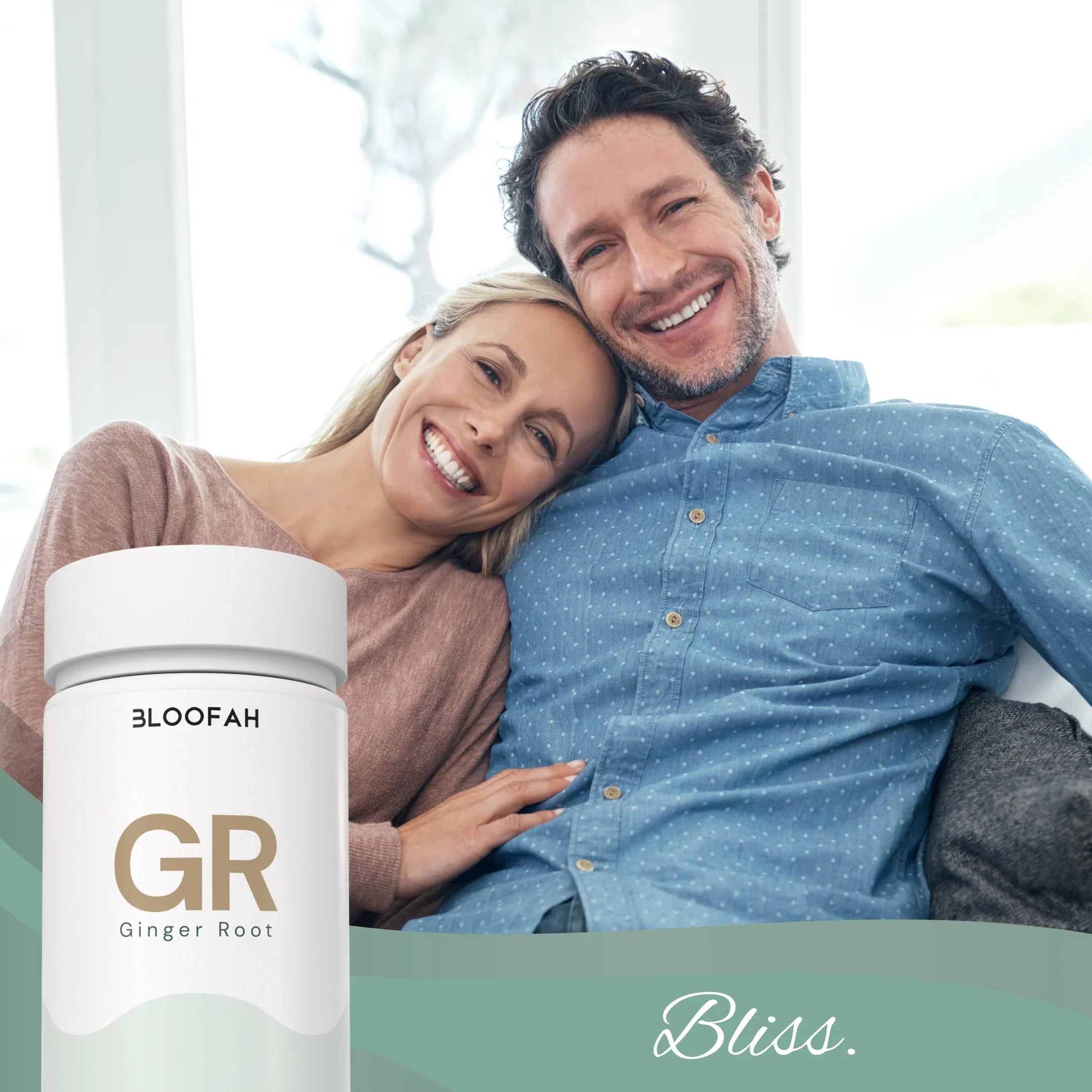 Bloofah GR – Ginger Capsules 500mg | Digestion & Comfort Support (120 Capsules)