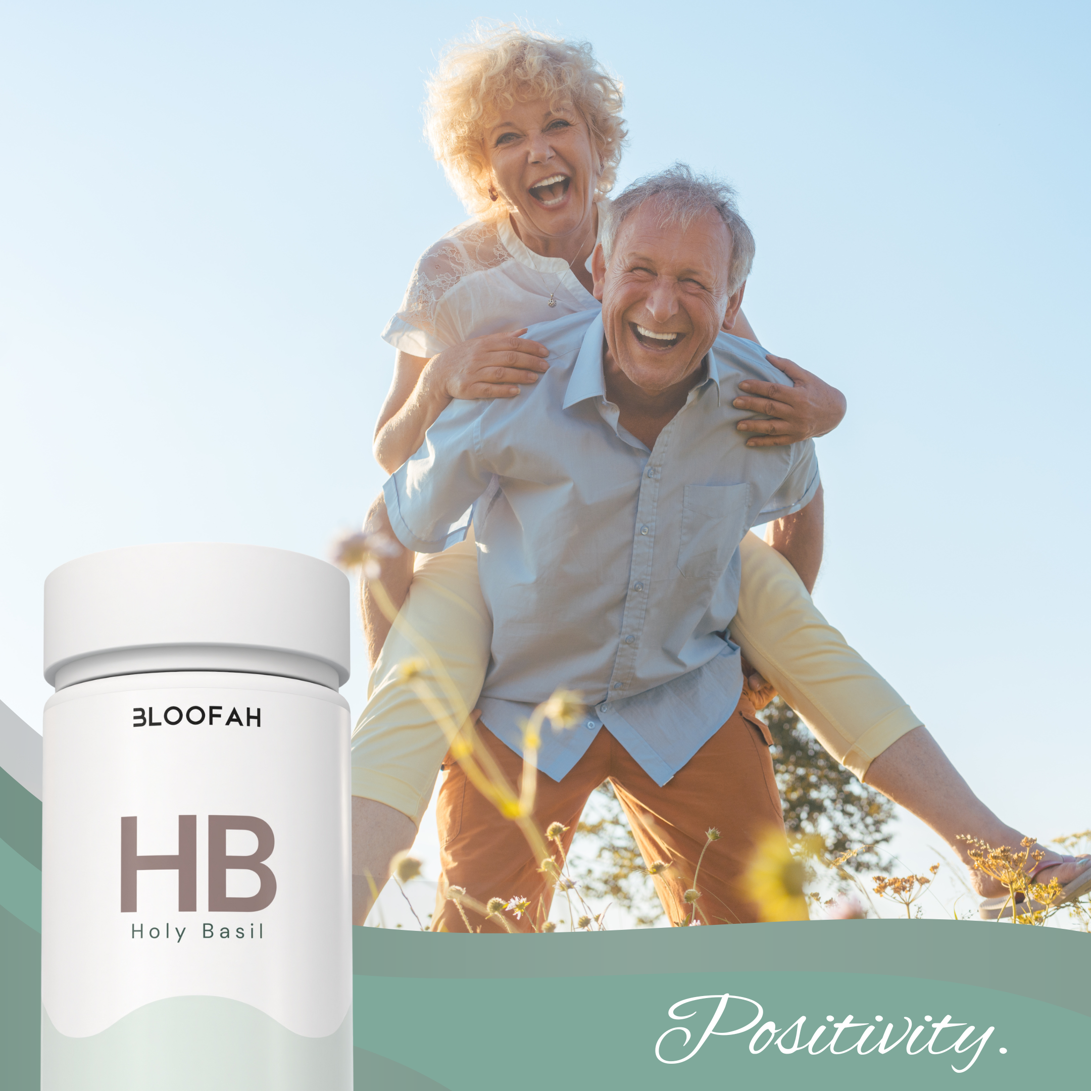 Bloofah HB – Holy Basil Capsules 500mg | Stress & Immunity Support (120 Capsules)