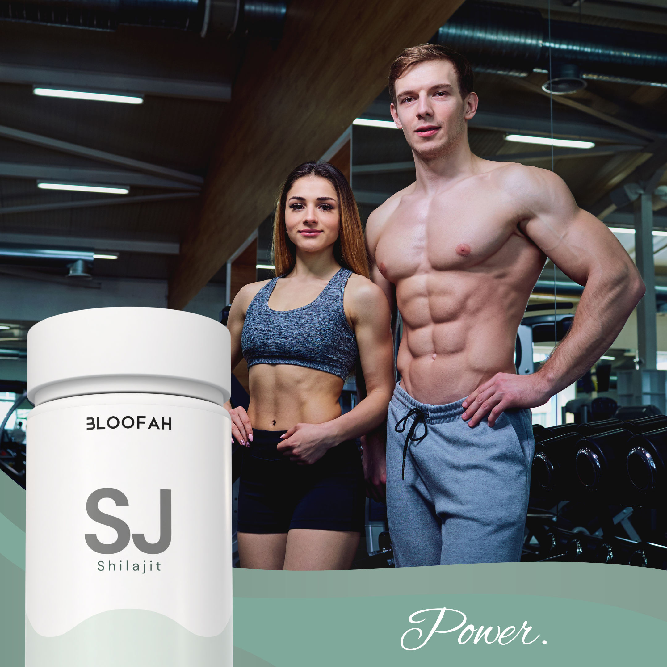 Bloofah SJ – Shilajit Capsules 500mg | Energy & Vitality Support (120 Capsules)