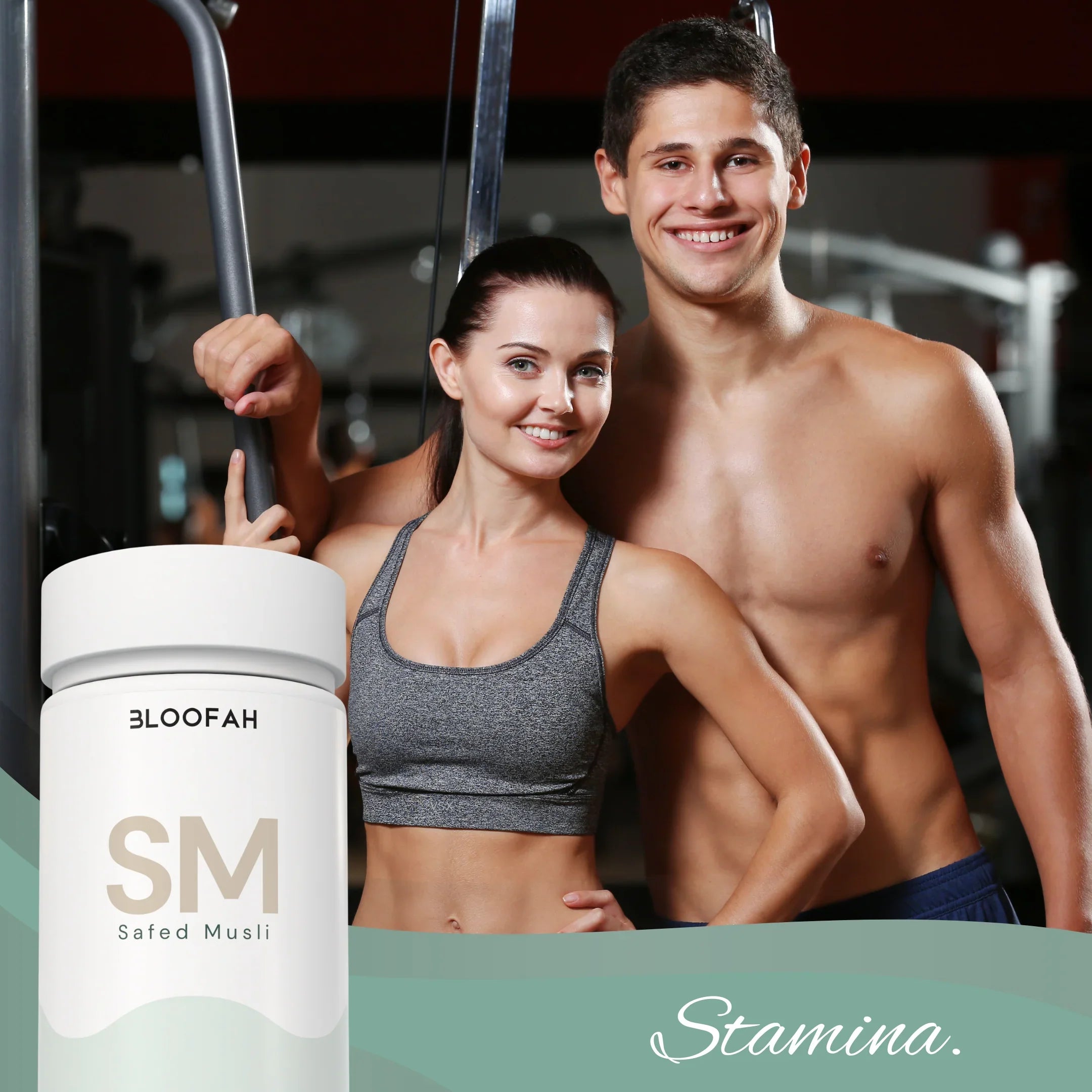 Bloofah SM – Safed Musli Capsules 500mg | Strength & Vitality Support (120 Capsules)