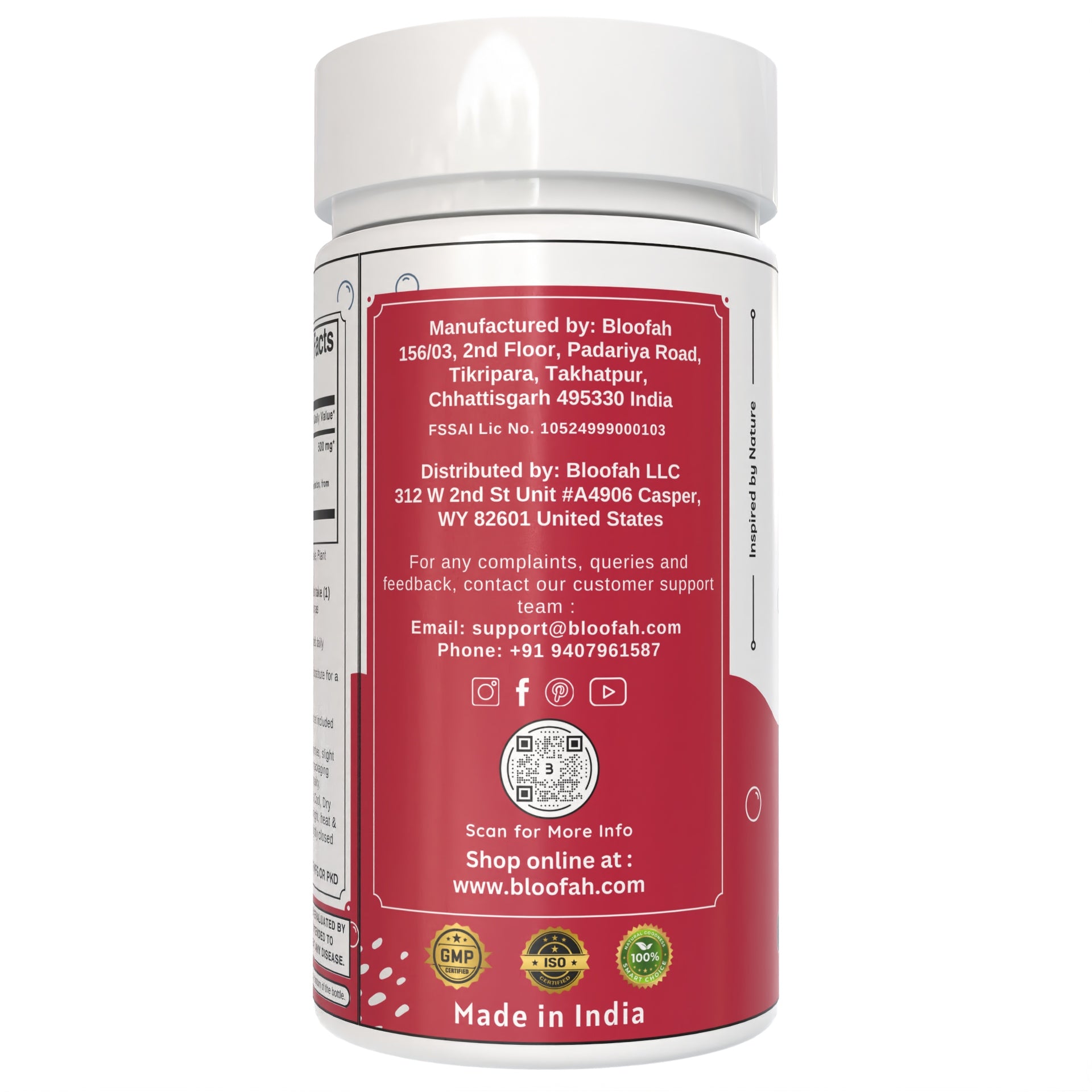 Bloofah Beet Root Extract Capsules 500mg | Premium Herbal Supplement, Non-GMO, Gluten-Free, Natural Beet Root Extract 10:1 Powder (Beta vulgaris) for Overall Health