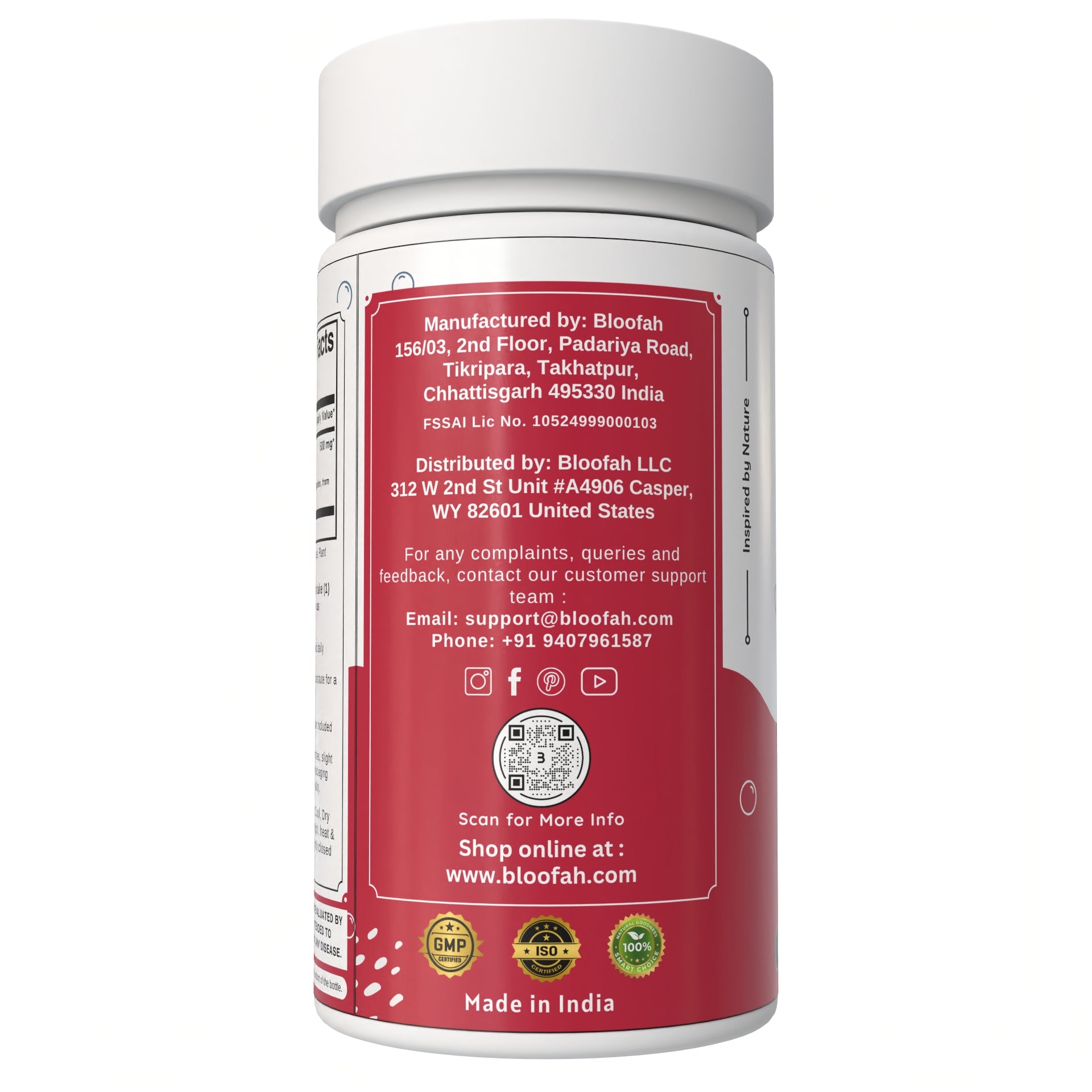Bloofah Beet Root Extract Capsules 500mg | Premium Herbal Supplement, Non-GMO, Gluten-Free, Natural Beet Root Extract 10:1 Powder (Beta vulgaris) for Overall Health