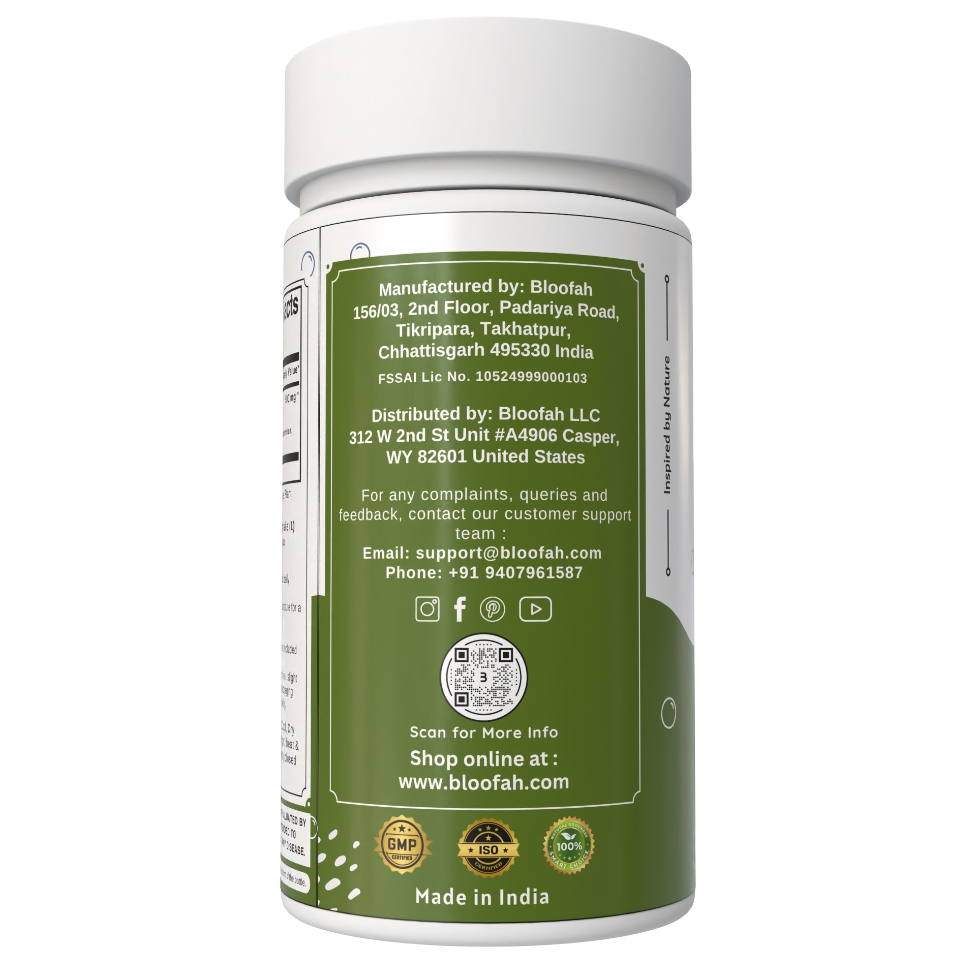 Bloofah Saw Palmetto Extract Capsules 500mg - Natural Prostate Health Support Supplement | Non-GMO and Gluten Free Formula Extra Strength Saw Palmetto Berry Powder (Serenoa repens)